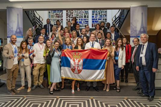 Serbias Delegation at the 172nd General Assembly of the Bureau International des Expositions (BIE), following the election of Serbia as host country of Specialised Expo 2027